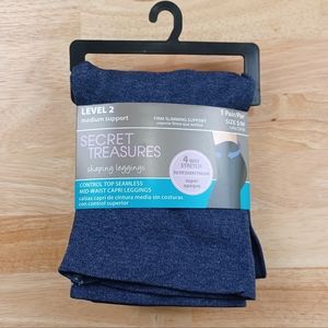 Shaping Leggings Level 2 Maximum Super Slimming Support 1 Pair S/M CH/M Denim